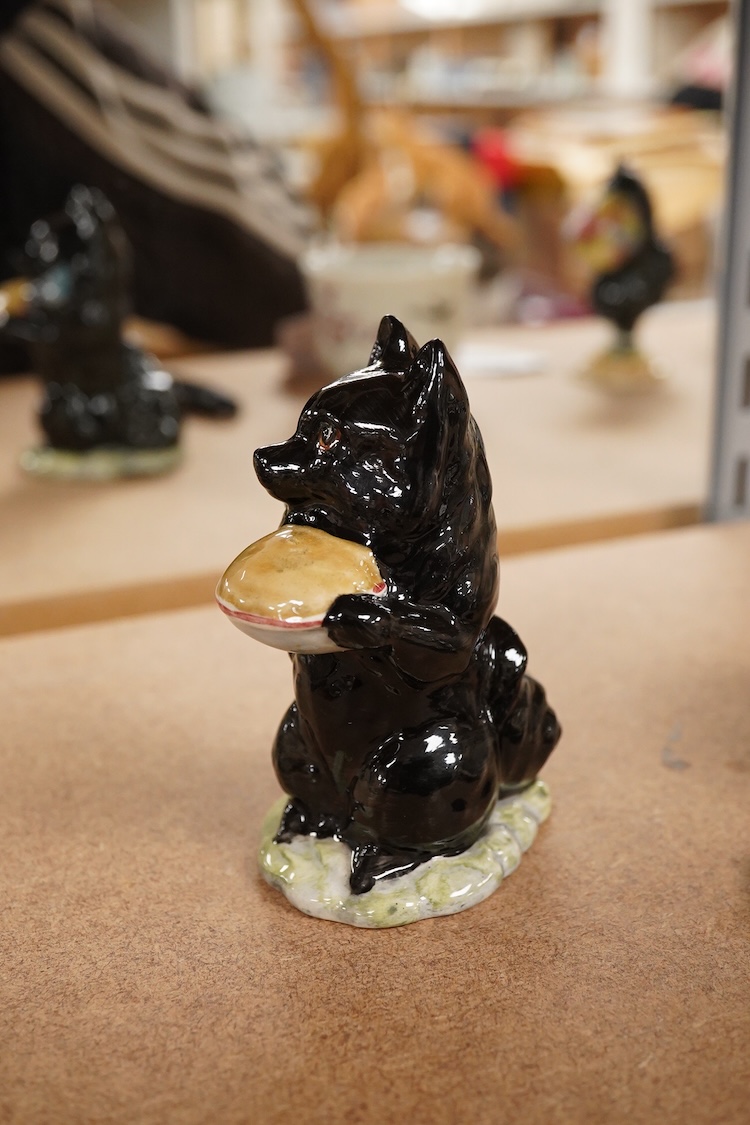 A Beatrix Potter F Warne and Co Ltd, Beswick figure of “Duchess” with pie,10cm high.